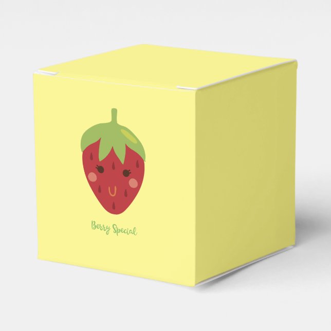 Berry Special Lächeln Strawberry Geschenkschachtel (Vorderseite)