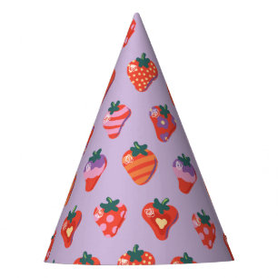 Berry Special Strawberry Birthday - Plum Partyhütchen