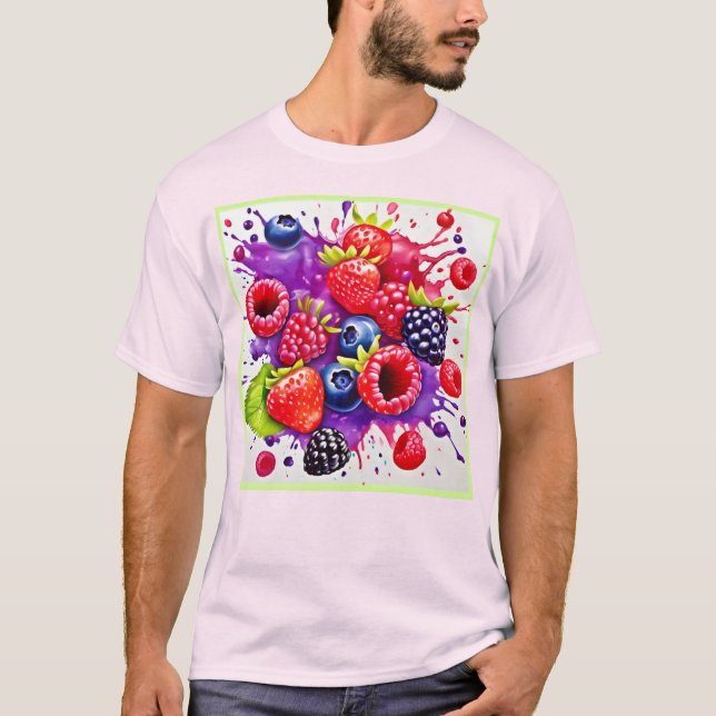 Berry Splash Mix Art T-Shirt (Vorderseite)