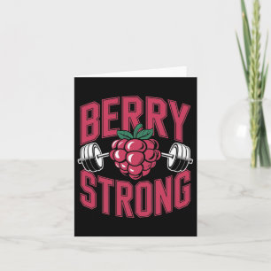 Berry Strong - Fitness Weighebende Bodybuilding Karte