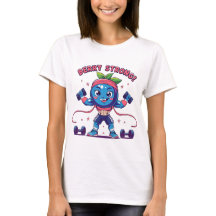 Berry Strong - Fun und Energetic Fitness T - Shirt