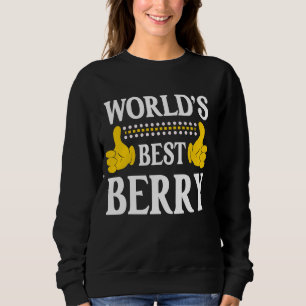 Berry Surname Funny Team Familie Nachname World's Sweatshirt