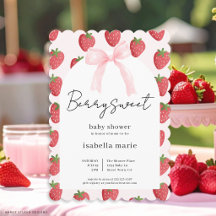 Berry süße Baby ist auf dem Weg Baby Shower