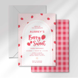 Berry süße Geburtstagseinladung Einladung