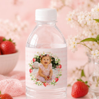 Berry Süße Wasserflaschen-Etikett