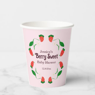 Berry Sweet Art Nouveau Süße Babyparty Pappbecher