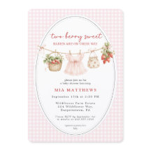 Berry Sweet Babies Strawberry Twins Babyparty