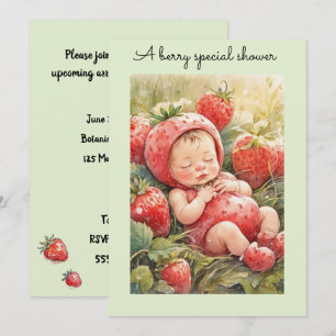Berry Sweet Baby Digital-Download-Einladung Einladung