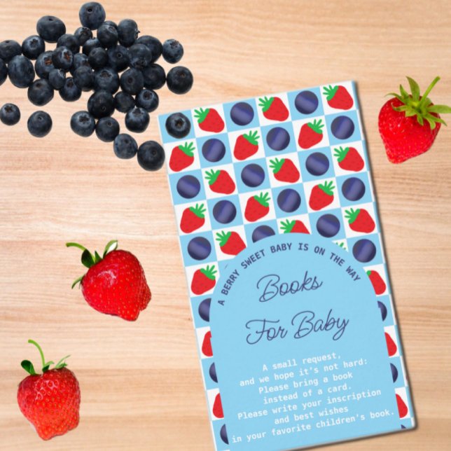 Berry Sweet Baby Duschbücher für Baby Begleitkarte (Von Creator hochgeladen)