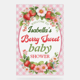 Berry Sweet Baby Dusche Begrüßungszeichen Acrylschild