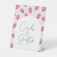 Berry Sweet Baby Dusche Erdbeerkarten und Geschenk