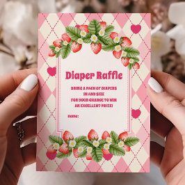 Berry Sweet Baby Duwer Diapper Raffle Begleitkarte