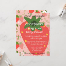 Berry Sweet Baby Shower Einladung