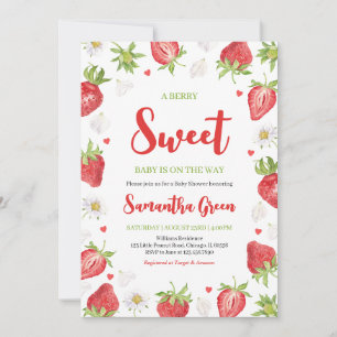 Berry Sweet Baby Shower Einladung