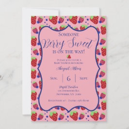 Berry Sweet Baby Shower Einladung