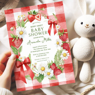 Berry Sweet Baby Shower Einladung