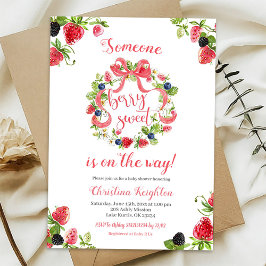 Berry Sweet Baby Shower Einladung