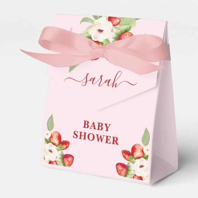 Berry Sweet Baby Shower Geschenkschachtel (Vorderseite)