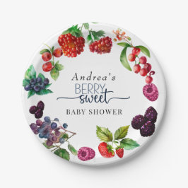 Berry Sweet Baby Shower Pappteller