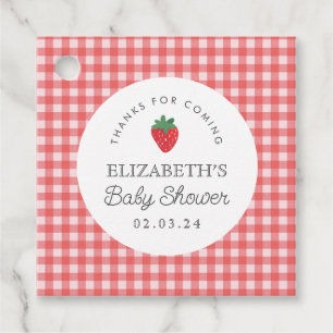 Berry Sweet Baby Shower Picnic Geschenkanhänger