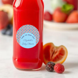 Berry Sweet Baby Shower Runder Aufkleber