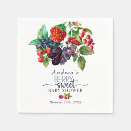 Berry Sweet Baby Shower Serviette
