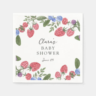 Berry Sweet Baby Shower Serviette