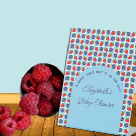 Berry Sweet Baby Shower Sockelschild