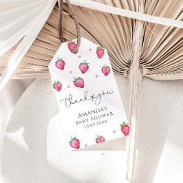 Berry Sweet Baby Shower Vielen Dank Geschenkanhänger