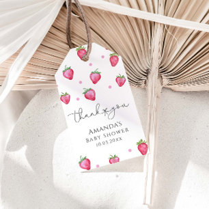 Berry Sweet Baby Shower Vielen Dank Geschenkanhänger