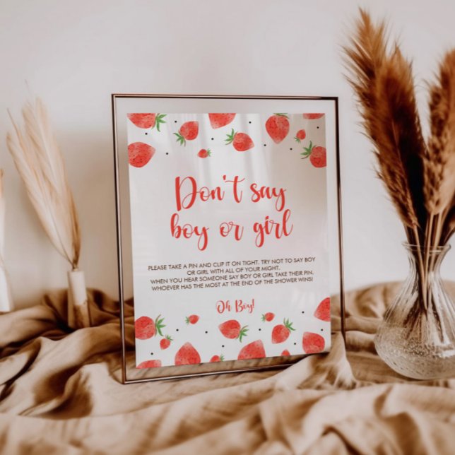 Berry Sweet Baby Showingzeichen Poster (Von Creator hochgeladen)