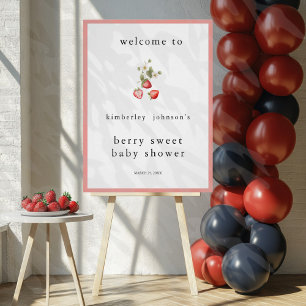 Berry Sweet Baby Shownacht Begrüßungszeichen Poster