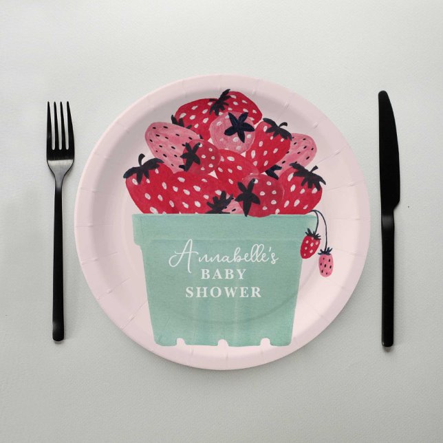 Berry Sweet Baby Showpaper Teller Strawberry (Von Creator hochgeladen)