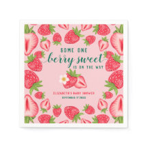 Berry Sweet Baby Strawberry Baby Dusche Custom