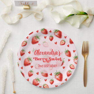 Berry Sweet Birthday - Baby  Berry Pappteller