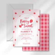 Berry Sweet Birthday Einladung