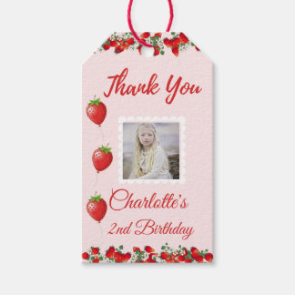 Berry Sweet Birthday Foto Geschenkanhänger