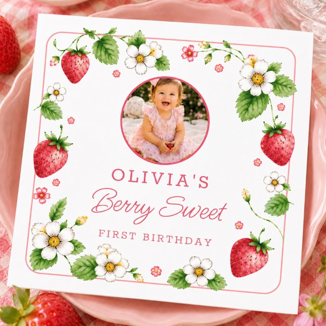 Berry Sweet Birthday Serviette  (Von Creator hochgeladen)