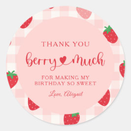 Berry Sweet Birthday Vielen Dank, Sticker