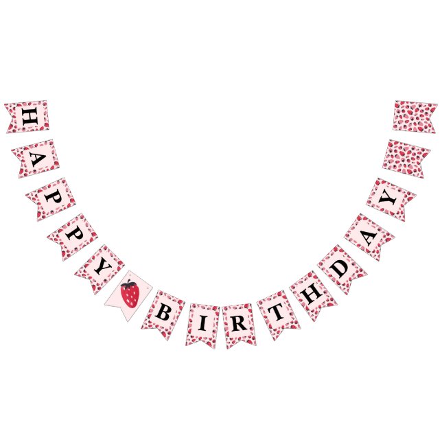 Berry Sweet Birthday Wimpelkette (Alle)