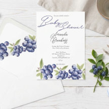 Berry Sweet Blaubeer-Baby-Party