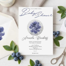 Berry Sweet Blaubeer-Baby-Party