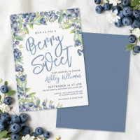 Berry Sweet Blaubeer-Baby-Party