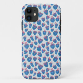Berry Sweet Blue Strawberries iPhone Case