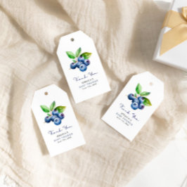 Berry Sweet Blueberries Babydusche Geschenkanhänger