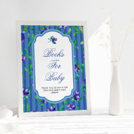 Berry Sweet Blueberries Babydusche Poster