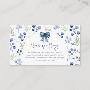 Berry Sweet Blueberry Baby Shooting Card Begleitkarte
