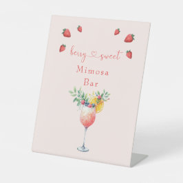 Berry Sweet Blush Mimosa Bar Duschgel Sockelschild