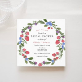Berry Sweet Bridal Dusche Einladung