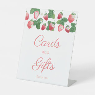 Berry Sweet Cards and Gifts Strawberry Party Sockelschild